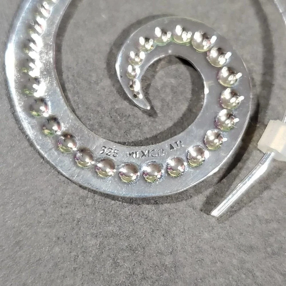 Sterling silver stamped 925 Mexican‎ boho earrings